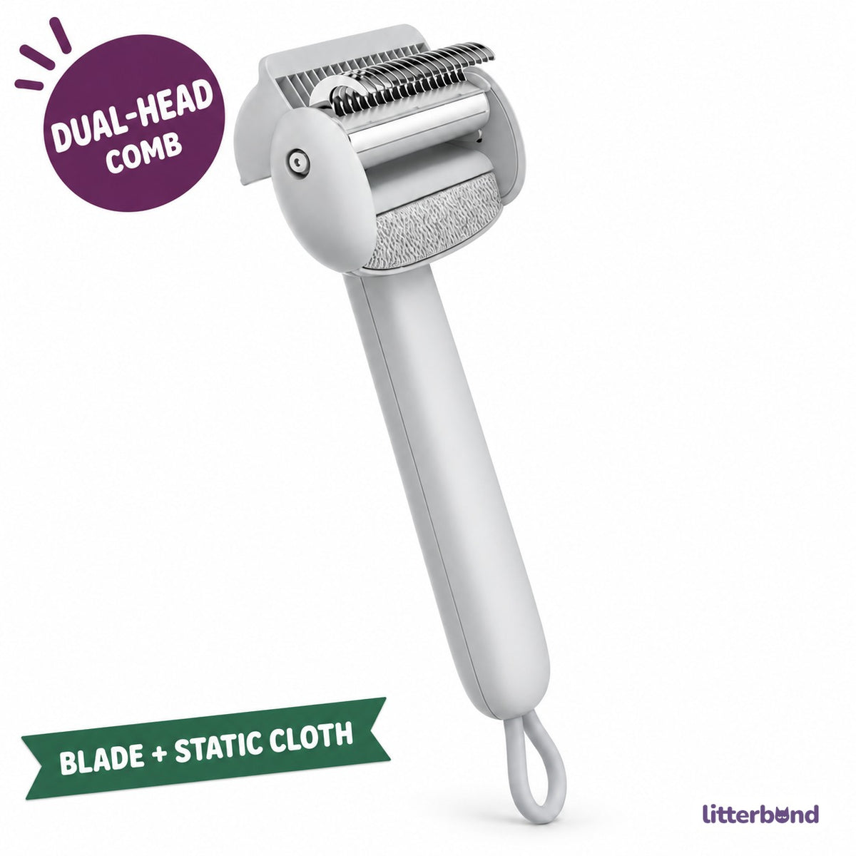 Dual-Surface Deshedding Comb