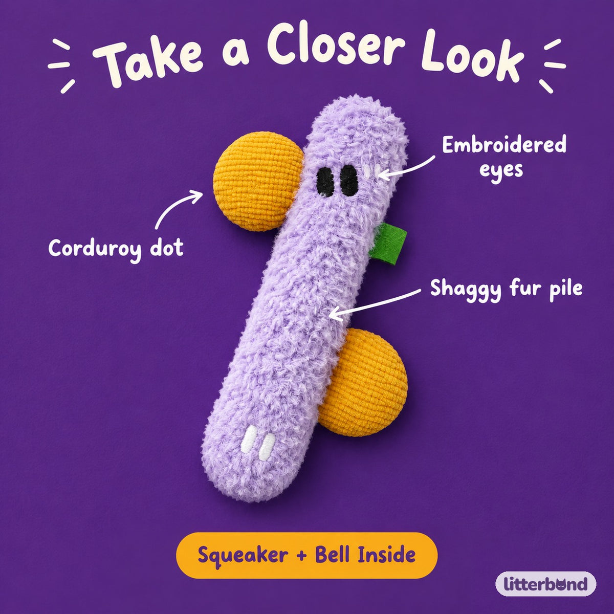 Squeaky Punctuation Pals - close-up details