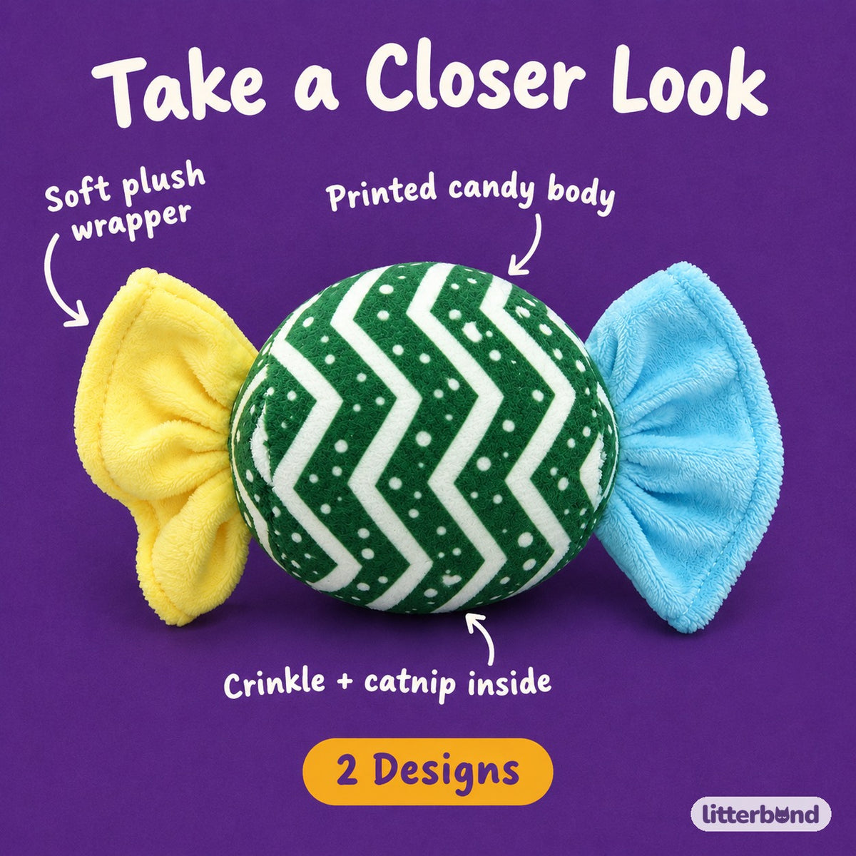 Twist Wrapper Candy Toys - close-up details