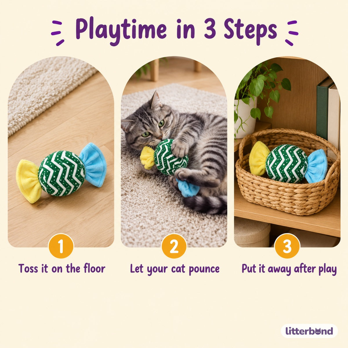 Twist Wrapper Candy Toys - how to play