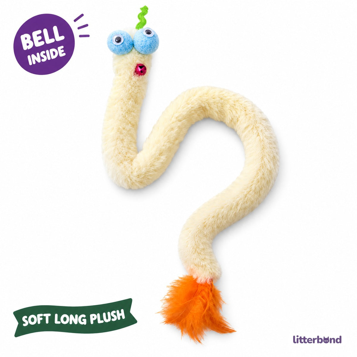 Floppy Pom-Pom Eye Snake
