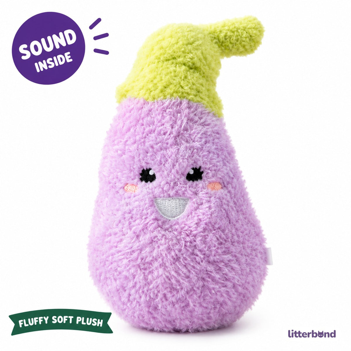Lilac Eggplant Sound Plush