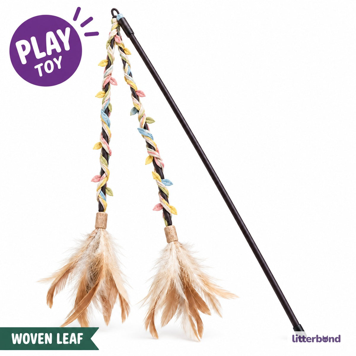 Double Feather Teaser Wand