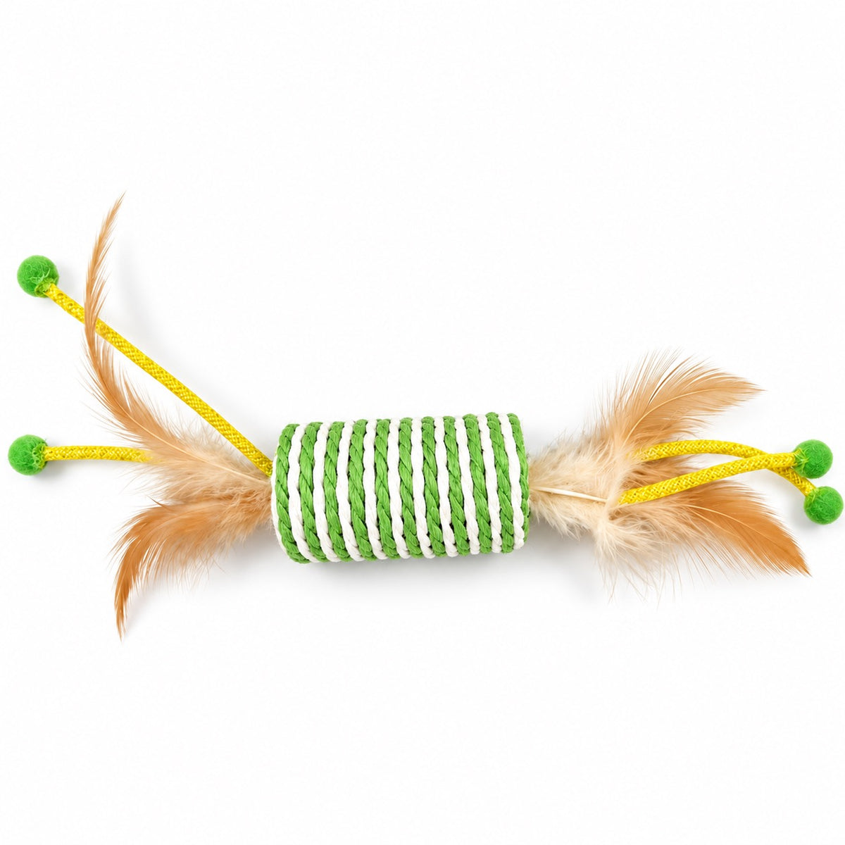 Green Stripe Feather Roller - Green Stripe