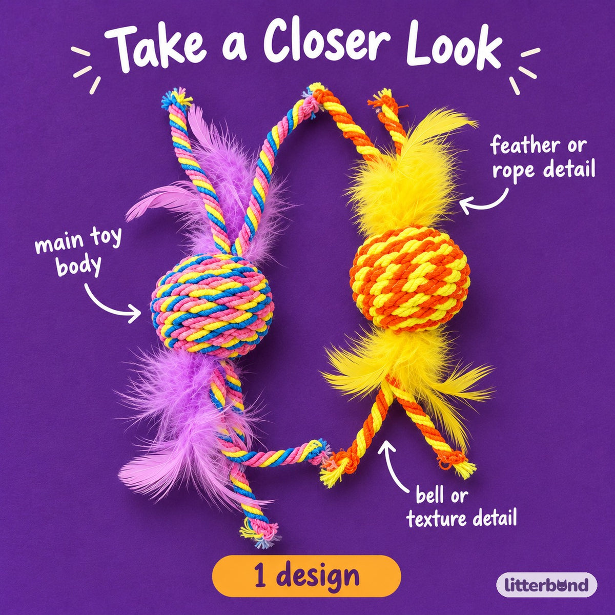 Colorful Feather Rope Knot - 5 reasons to love it
