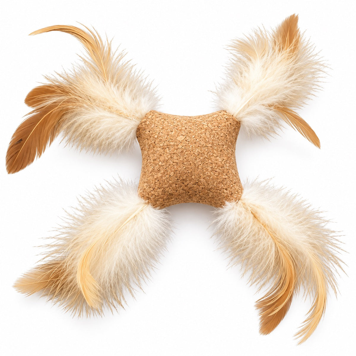Cork Feather Toy - Cork Feather