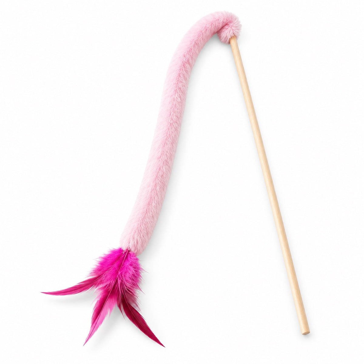 Plush Feather Teaser Wands - Plush Feather