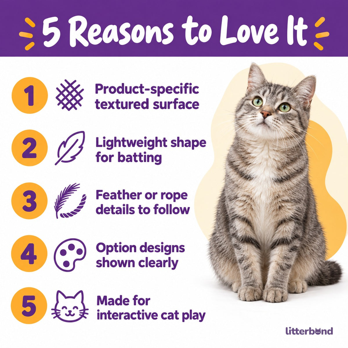 Elastic Feather Teaser Wands with a cat