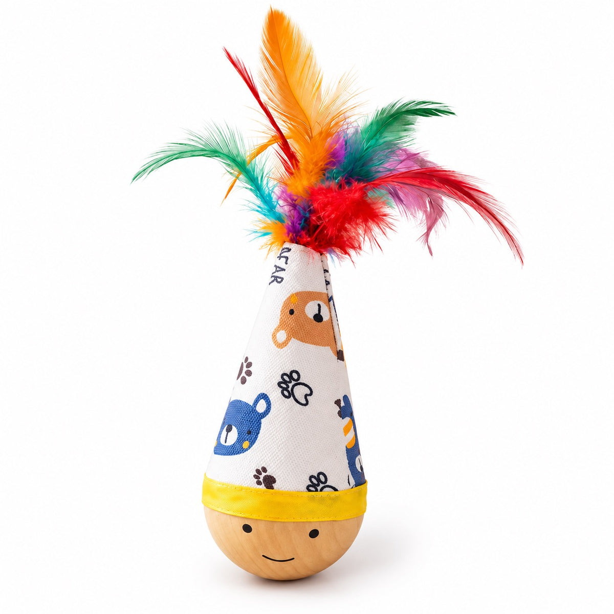 Feather Tumbler Cat Toy - Feather Tumbler