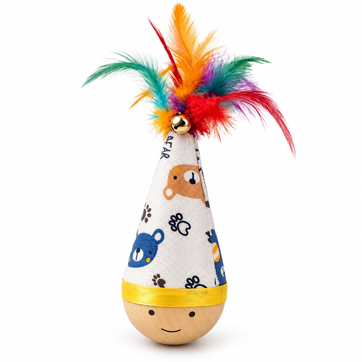 Feather Tumbler Cat Toy - Pearl Feather Tumbler