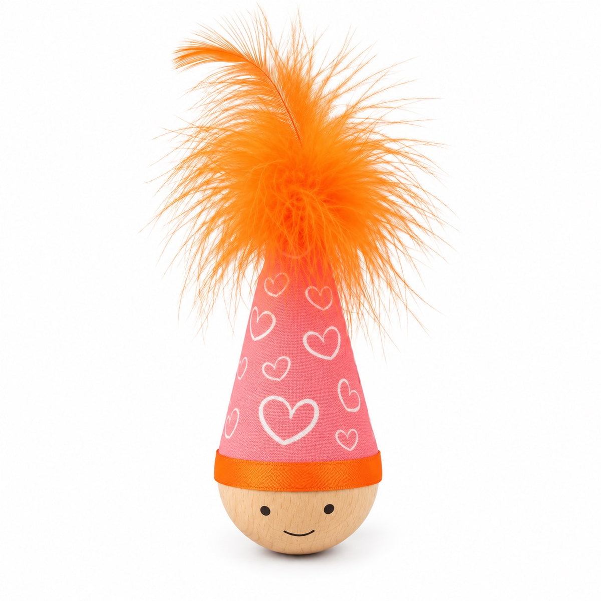 Feather Tumbler Cat Toy - Pink Feather Tumbler