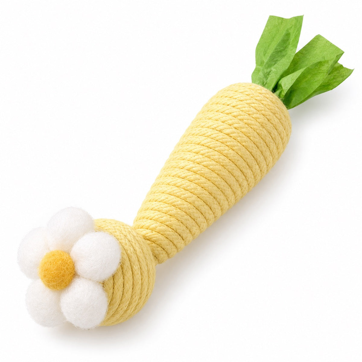 Carrot Flower Cat Toy Balls - Yellow Set