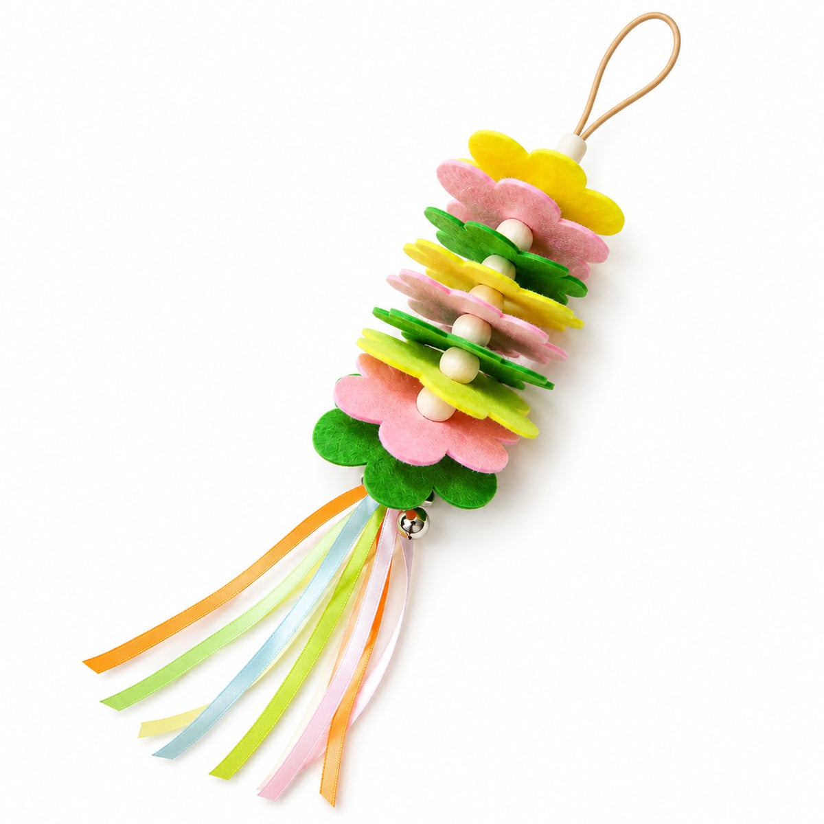 Felt Flower Teaser Wand - Felt Flower