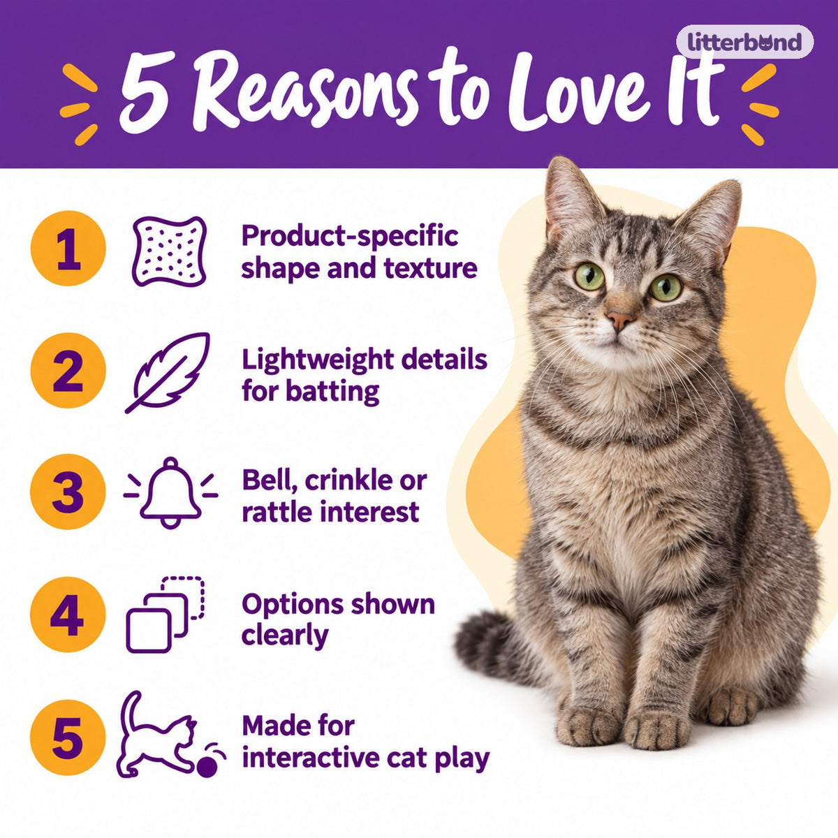 Burlap Feather Cat Toy - 5 reasons to love it