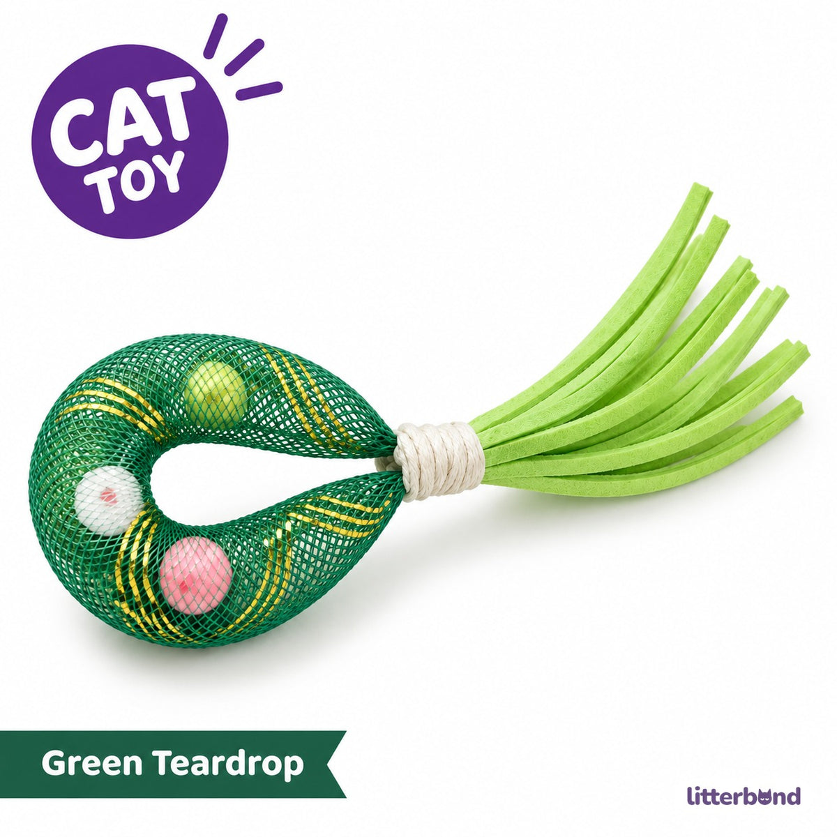 Teardrop Mesh Cat Toys