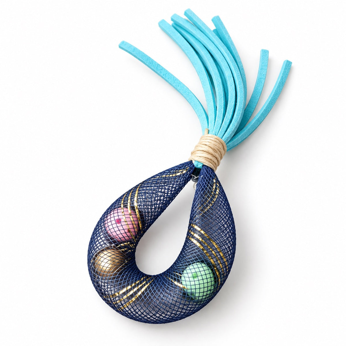 Teardrop Mesh Cat Toys - Blue Teardrop