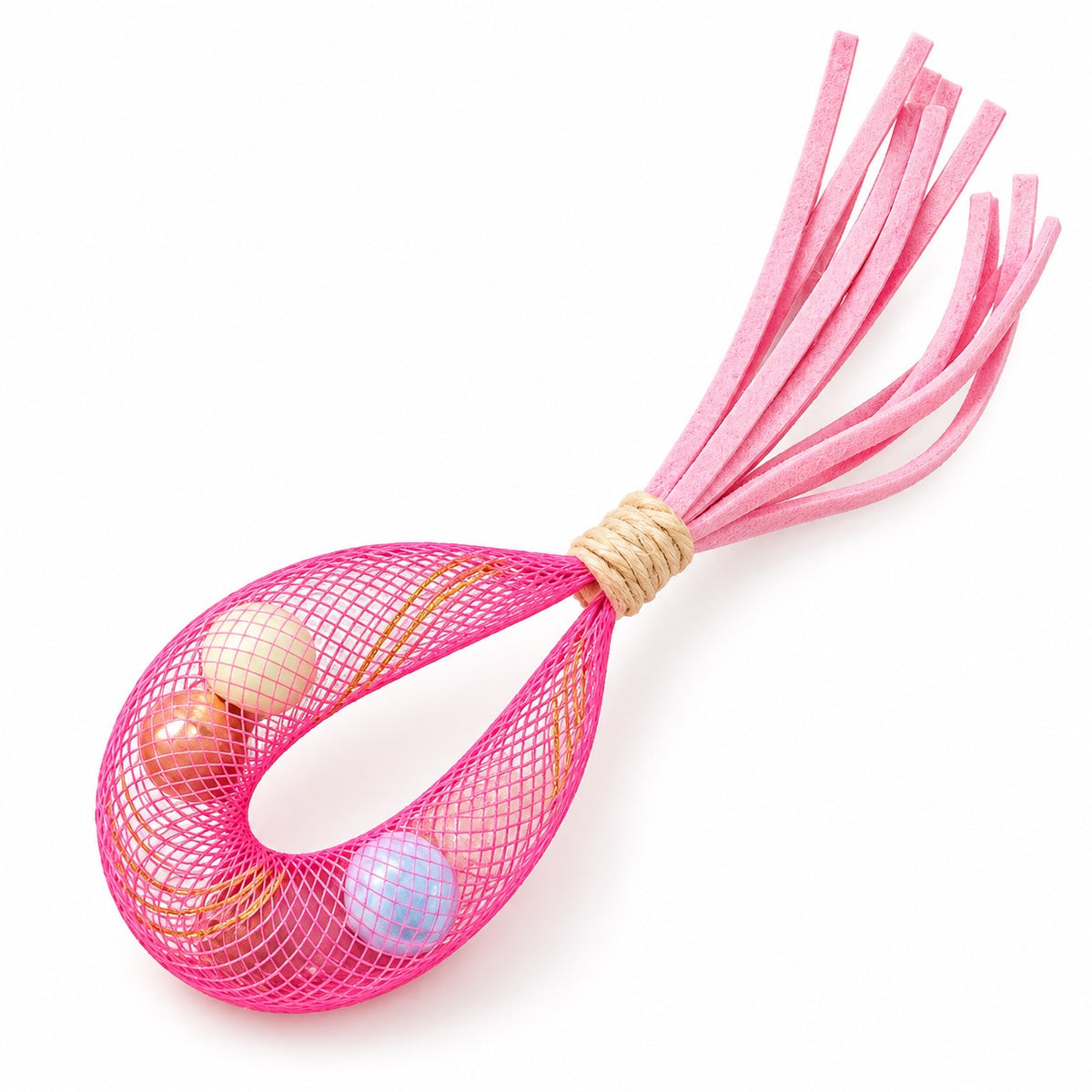 Teardrop Mesh Cat Toys - Pink Teardrop