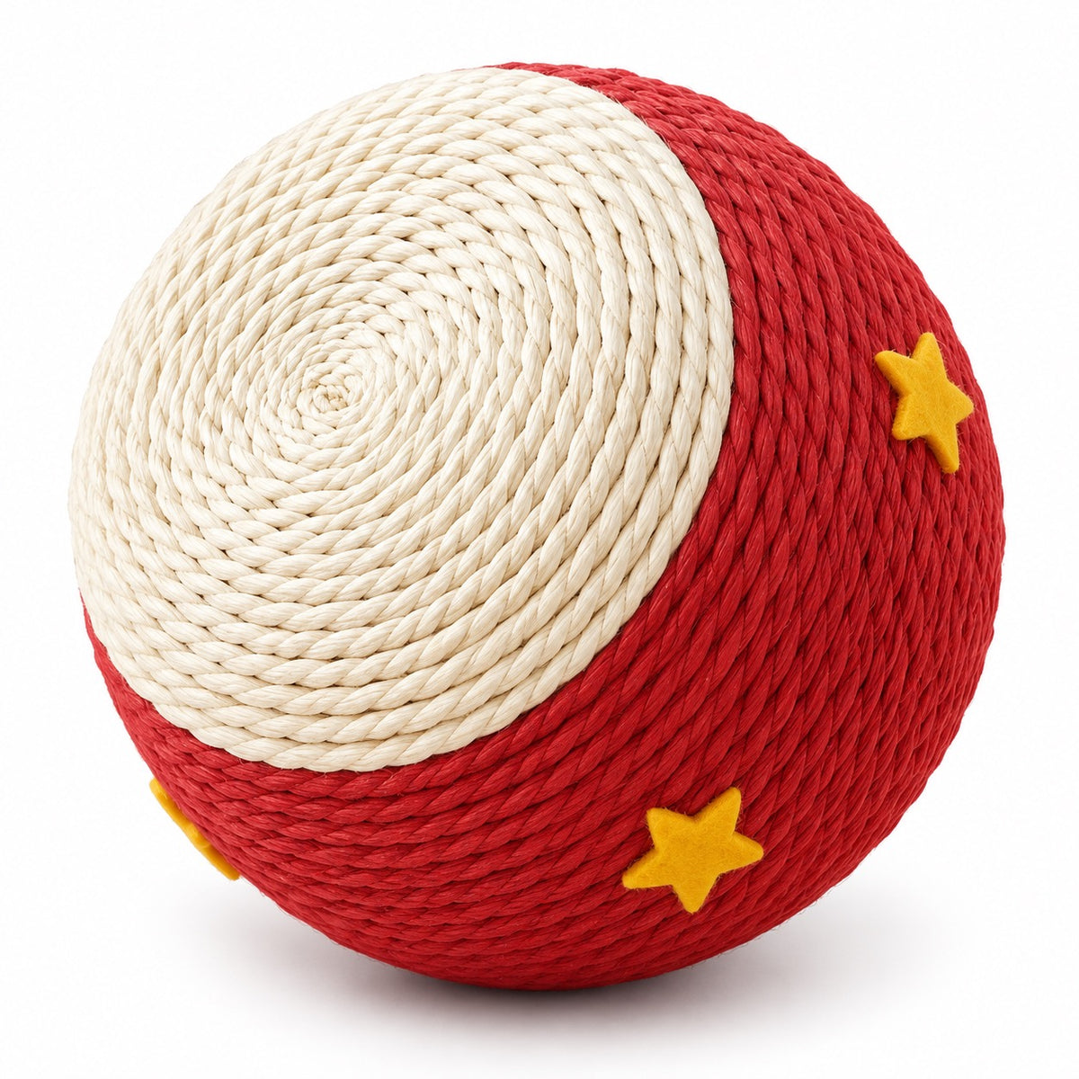 Drum Paper-Rope Cat Balls - Orange Drum
