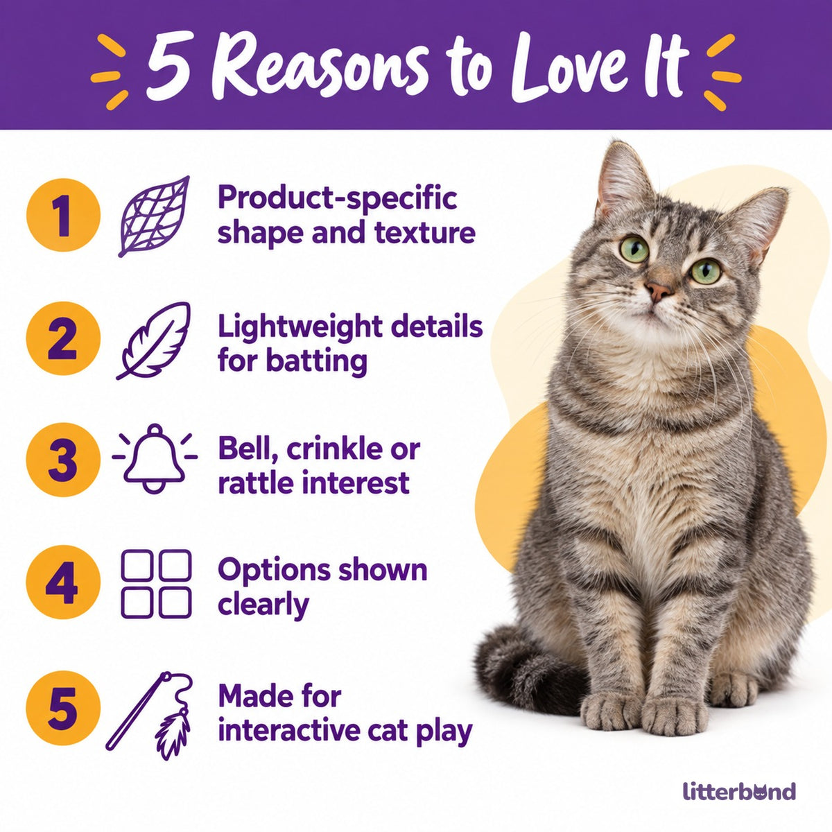 Loofah Raffia Cat Teaser - 5 reasons to love it