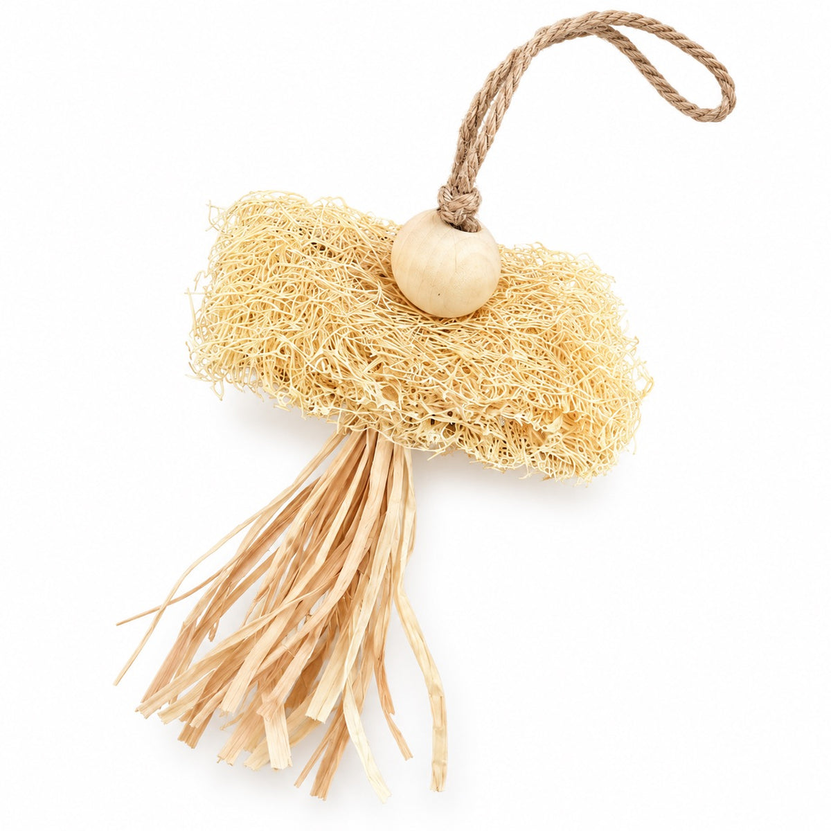 Loofah Raffia Cat Teaser - Loofah Raffia