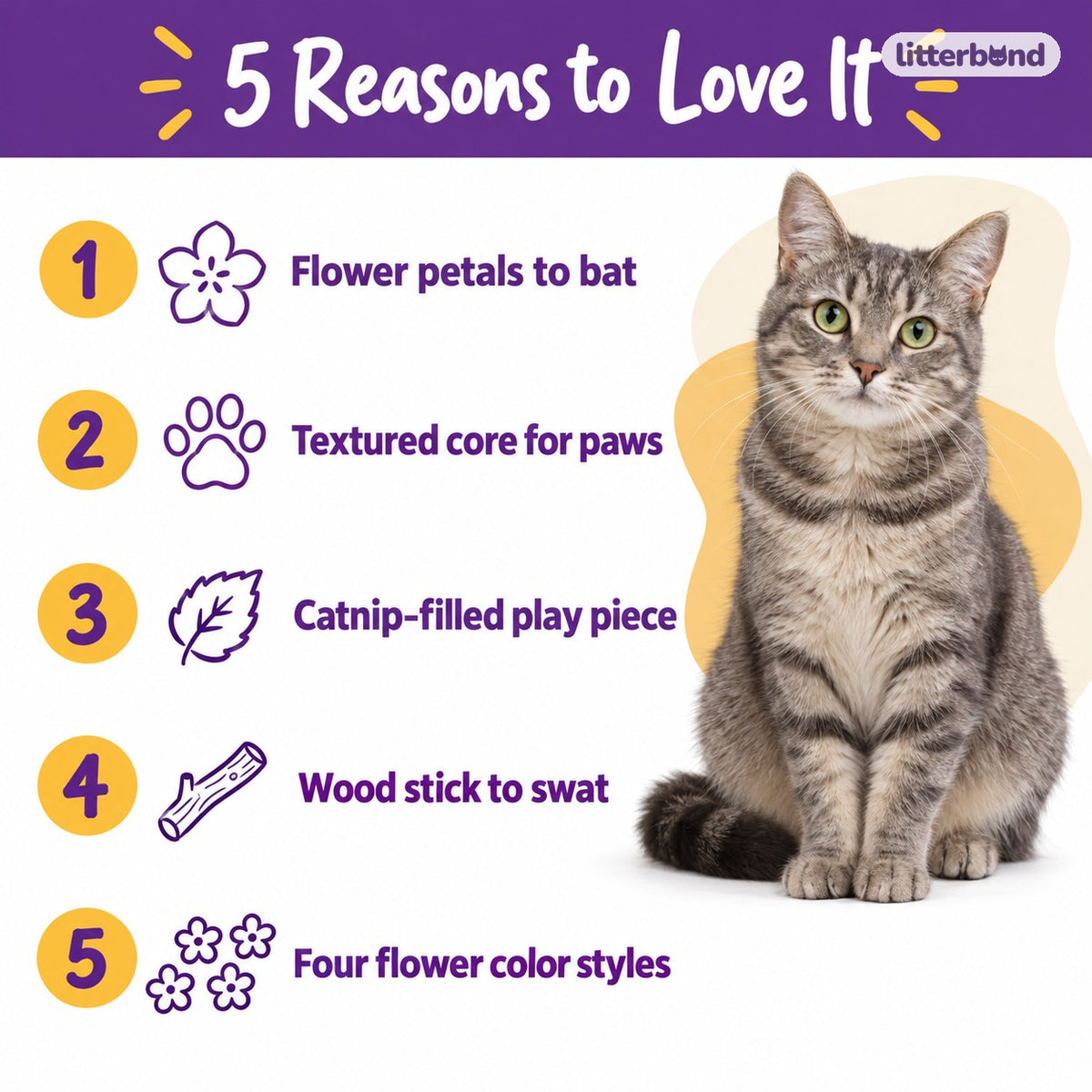 Silvervine Flower Cat Balls - 5 reasons to love it
