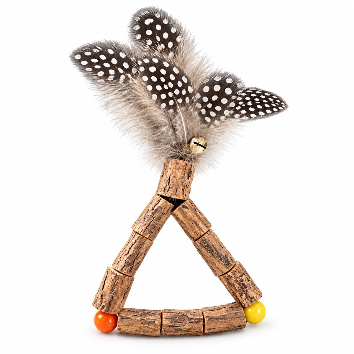 Silvervine Feather Play Toys - Triangle Silvervine Toy
