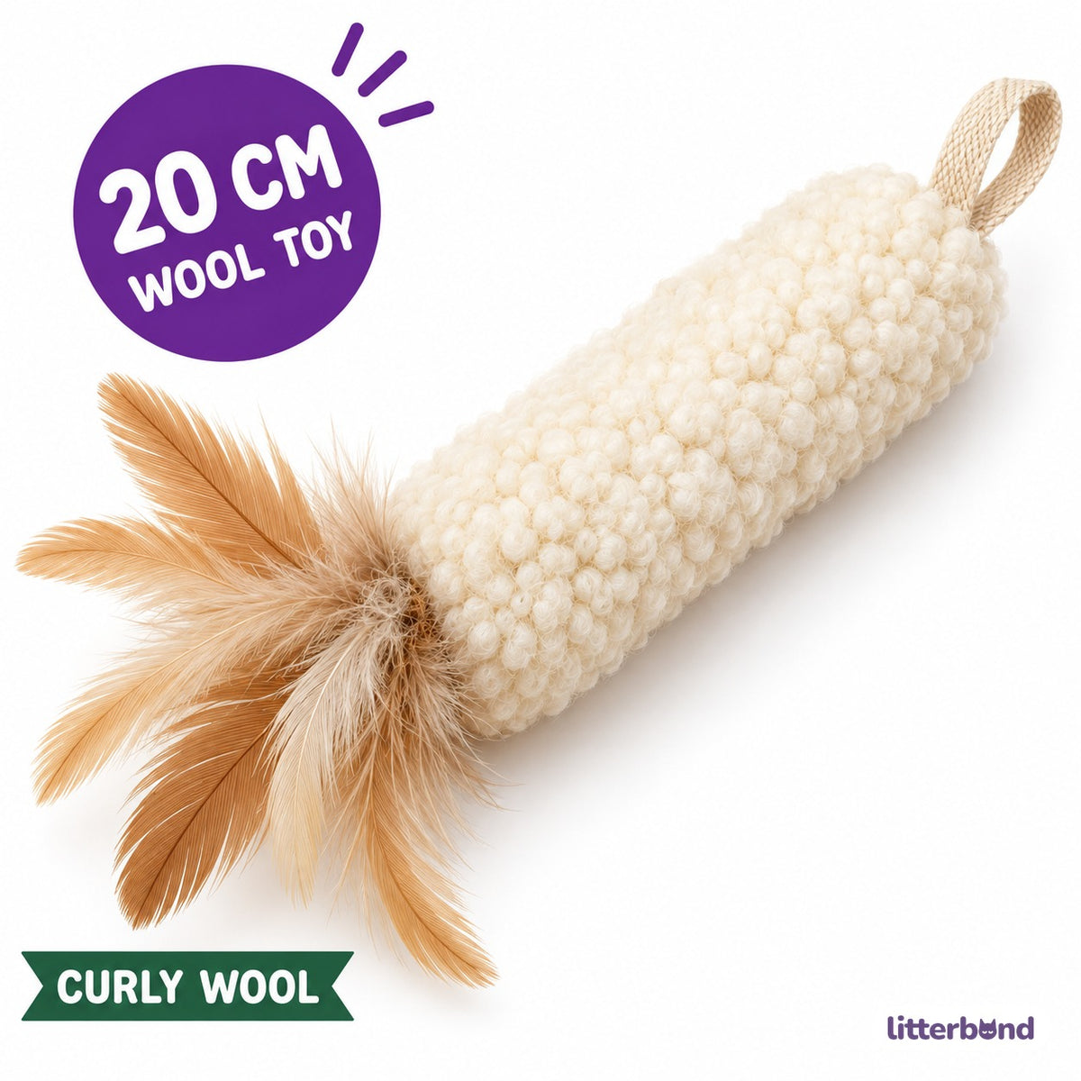 Curly Wool Kicker for Hugging