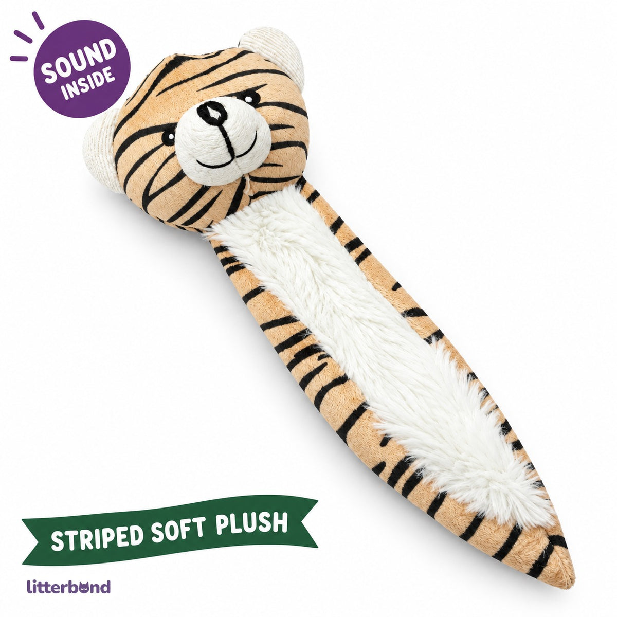 Striped Tiger Kicker Plush