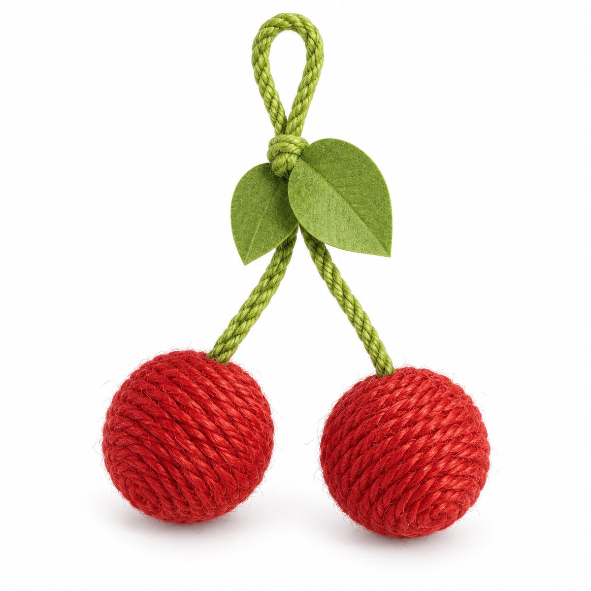 Cherry Rope Ball Toy - Cherry Rope Ball