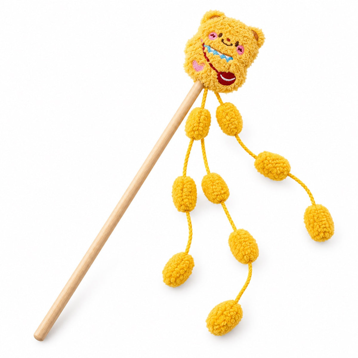 Teddy Pom-Pom Wand for Batting - Teddy Pom-Pom Wand