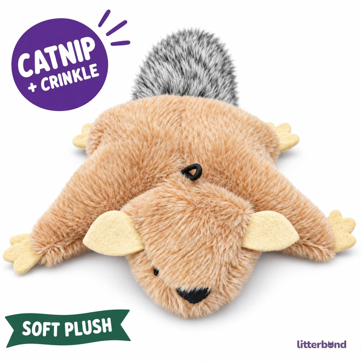 Flying Squirrel Plush for Batting