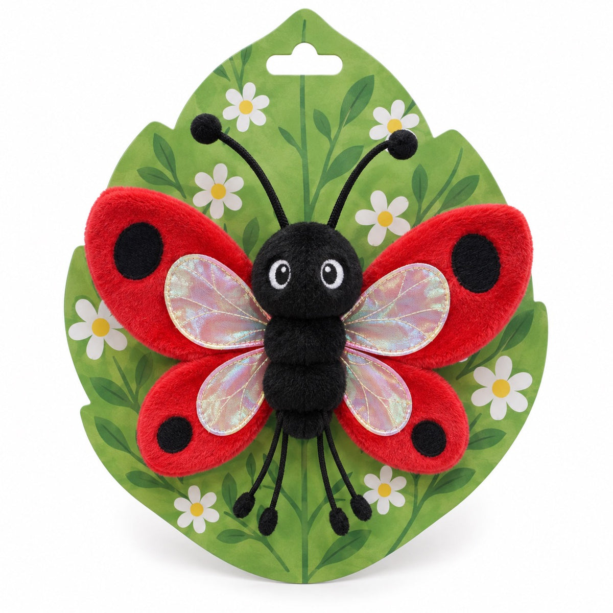 Iridescent Butterfly Hanging Toy - Red Butterfly