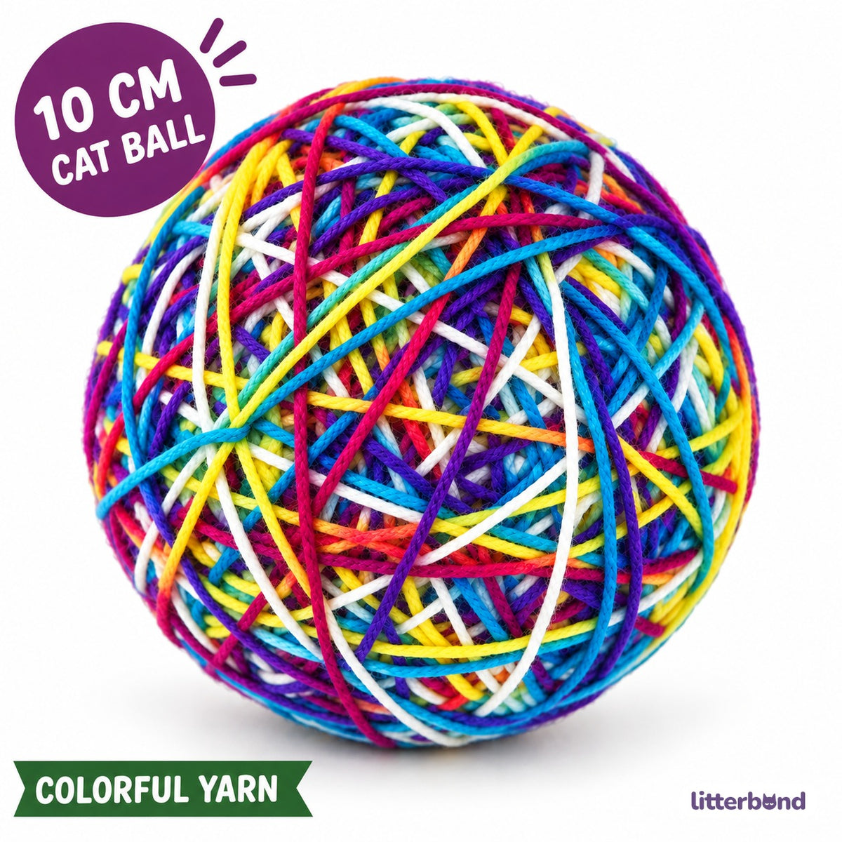 Colorful Yarn Ball for Batting