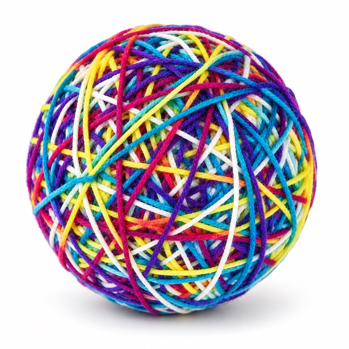 Colorful Yarn Ball for Batting - Colorful Yarn Ball