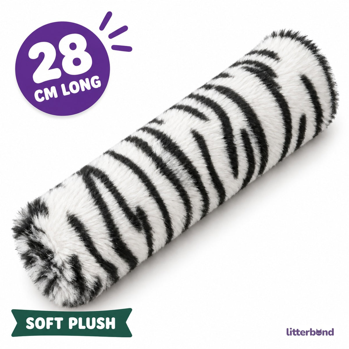 Zebra Stripe Kicker Pillow for Hugging
