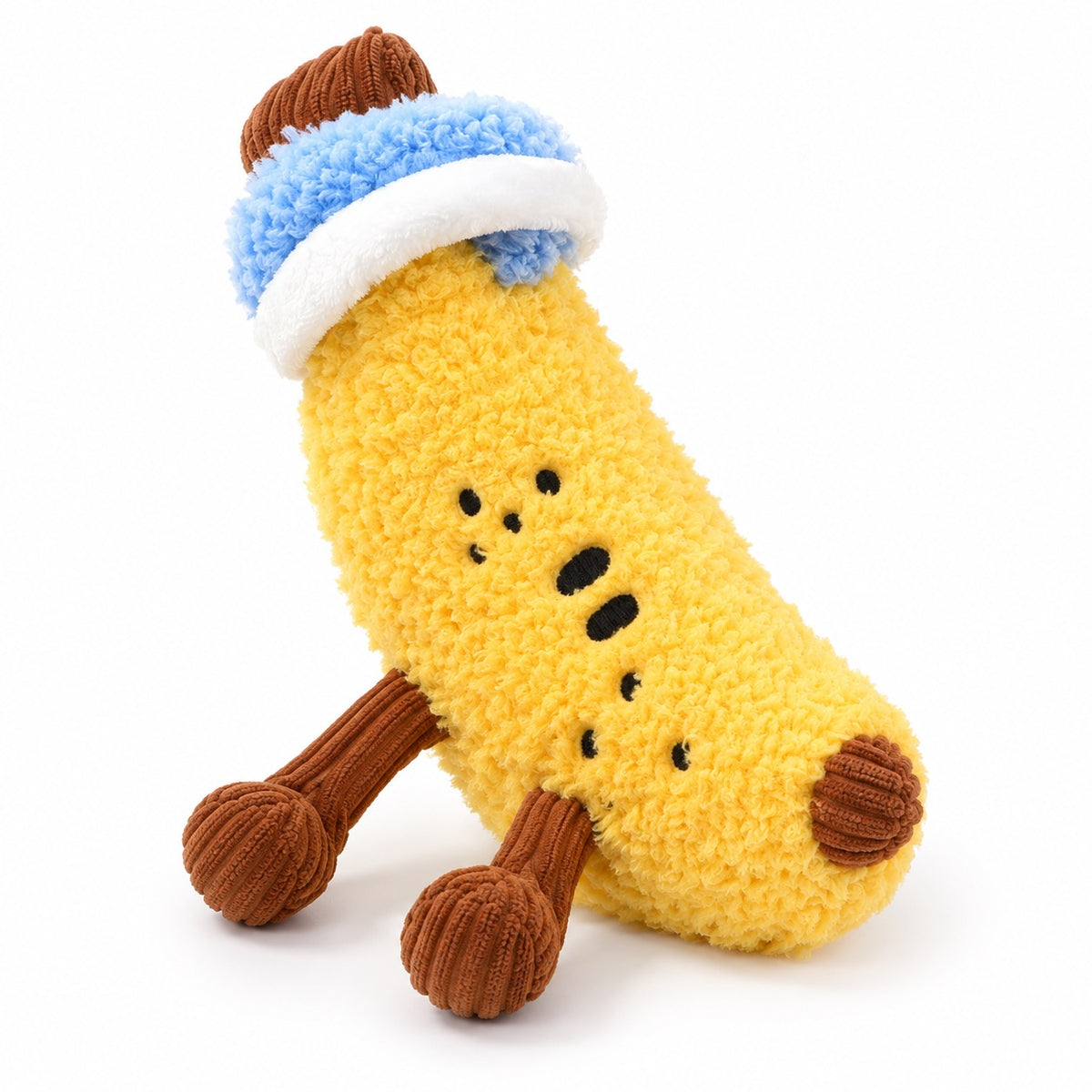Fruit Plush Toys for Batting - Yellow Banana