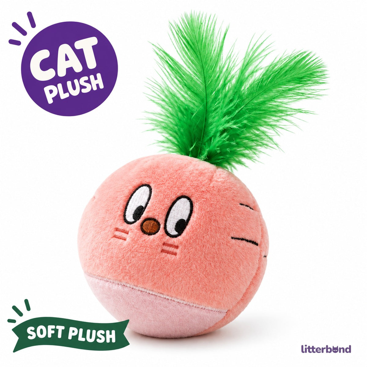 Pink Radish Plush for Hugging