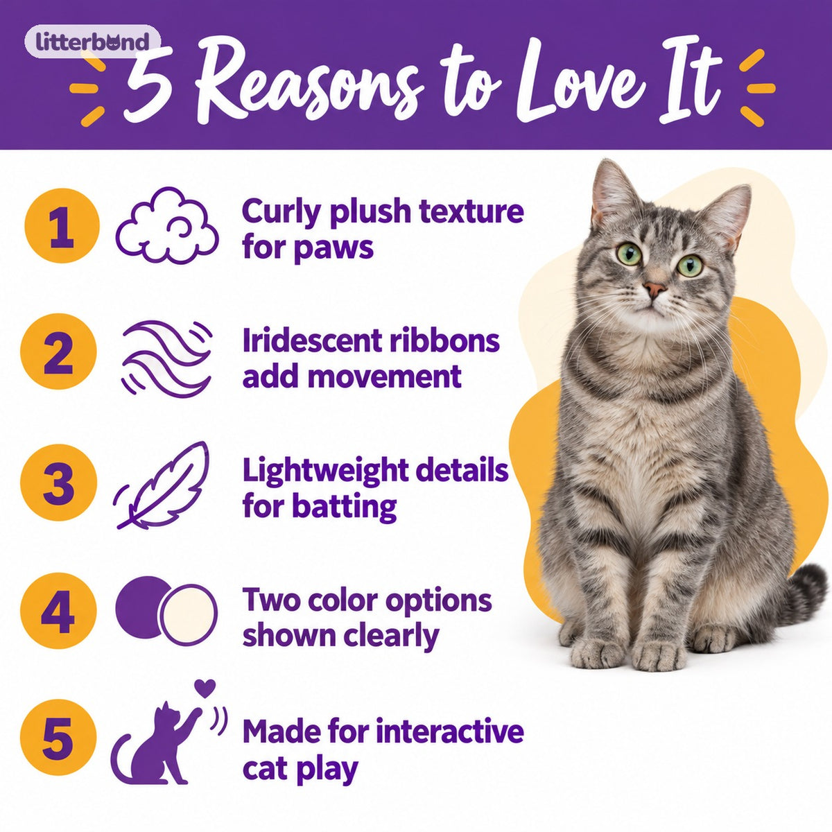 Iridescent Ribbon Teaser for Batting - 5 reasons to love it