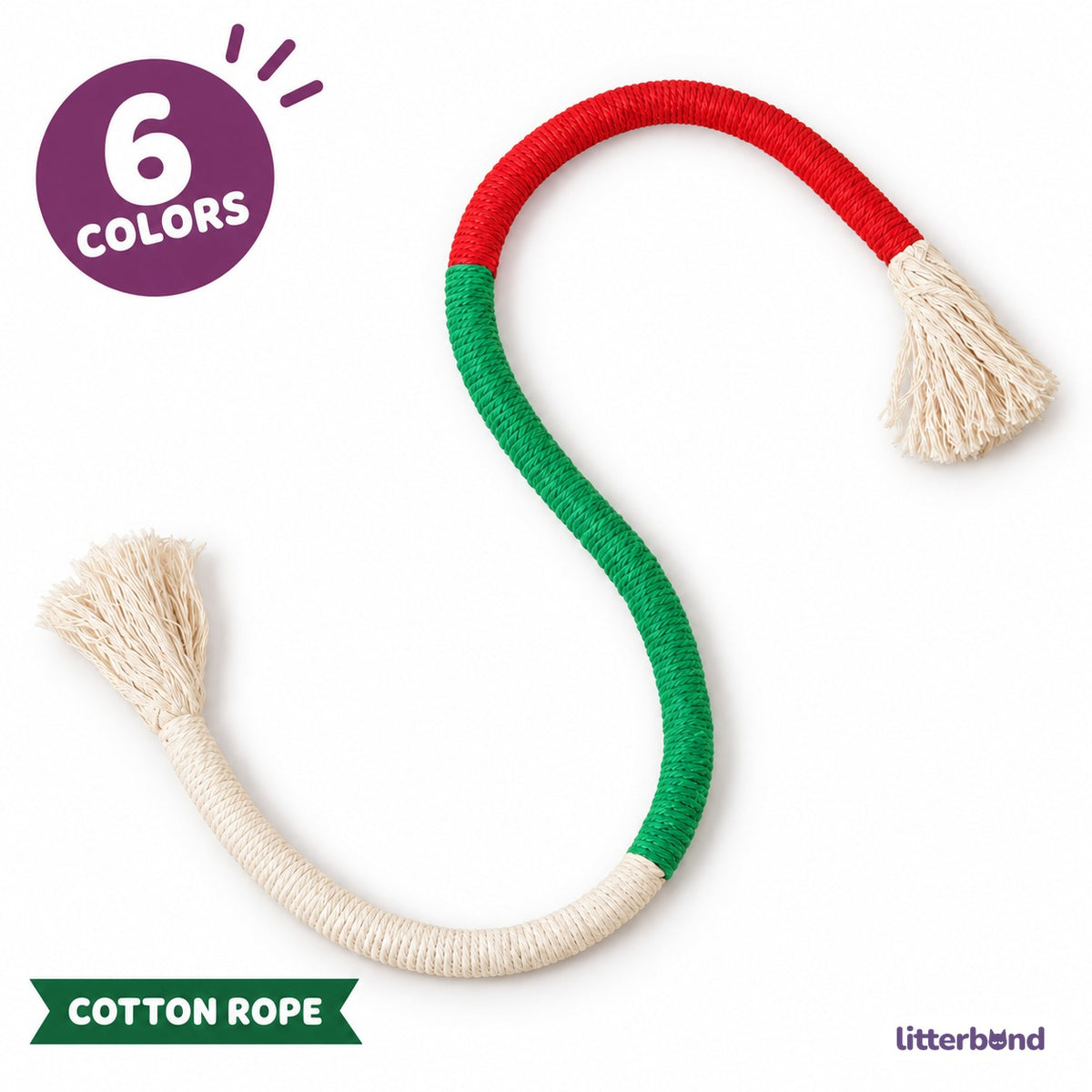 Tassel Trail Rope Toy
