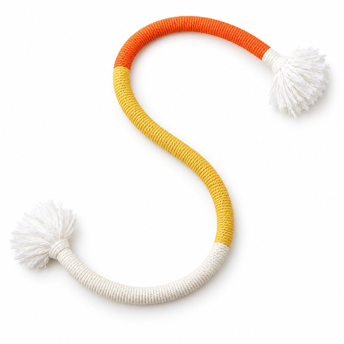 Tassel Trail Rope Toy - Orange Upgrade