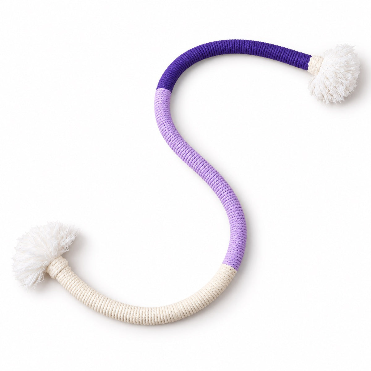 Tassel Trail Rope Toy - Purple Upgrade