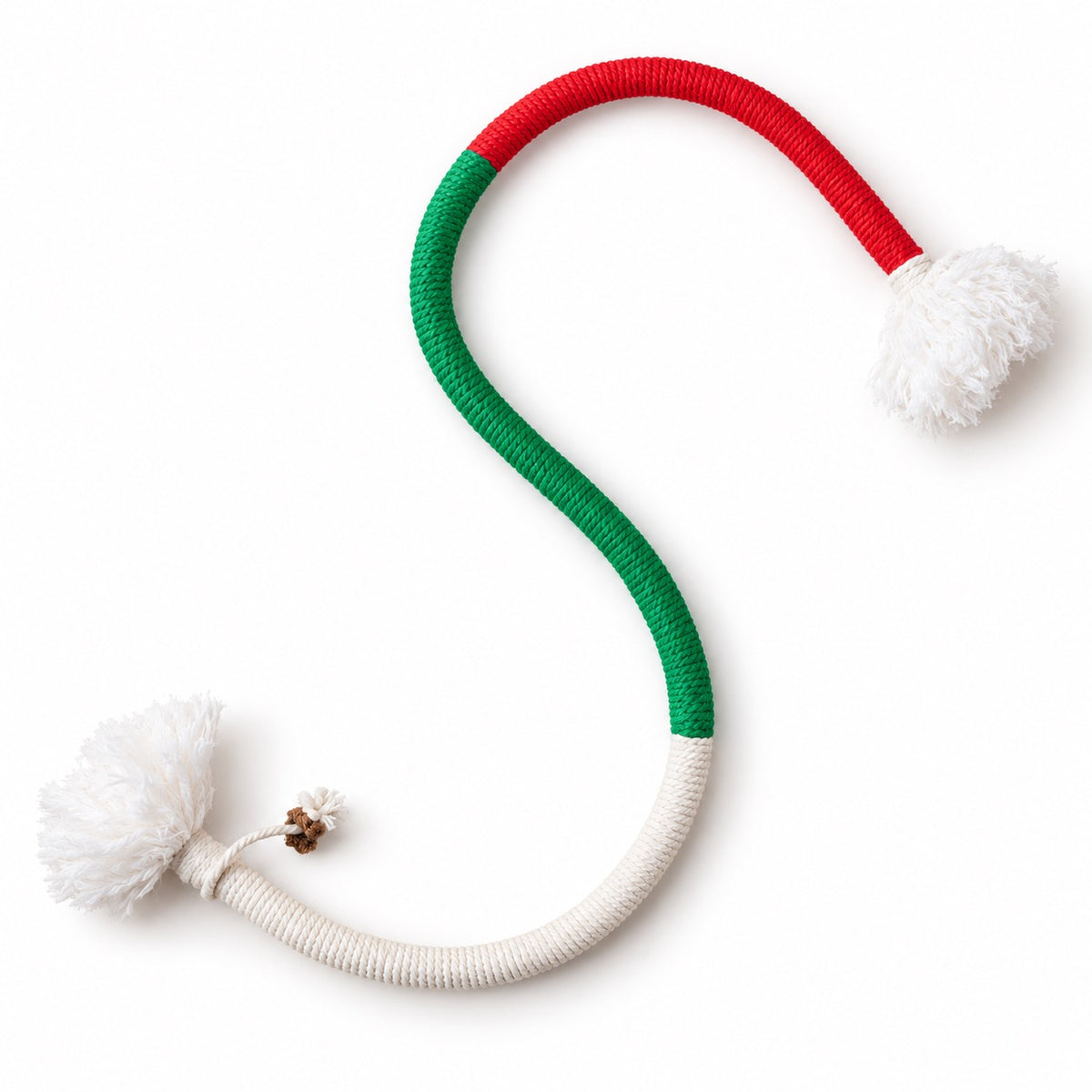 Tassel Trail Rope Toy - Red Green Upgrade