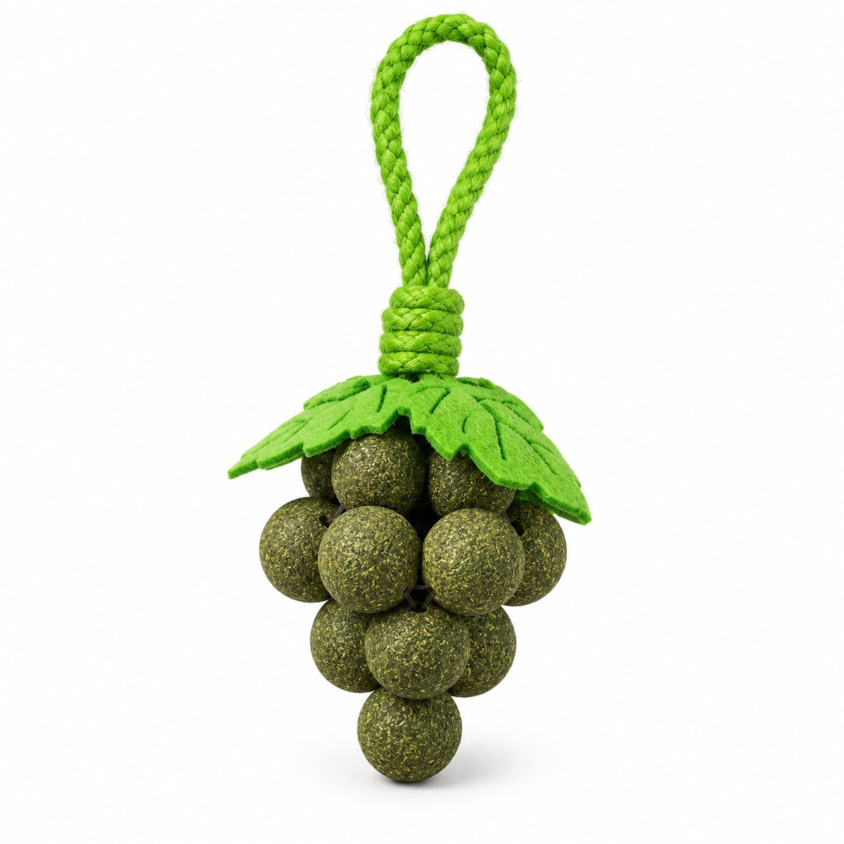 Textured Grape Cluster Hanging Toy - Green Grape