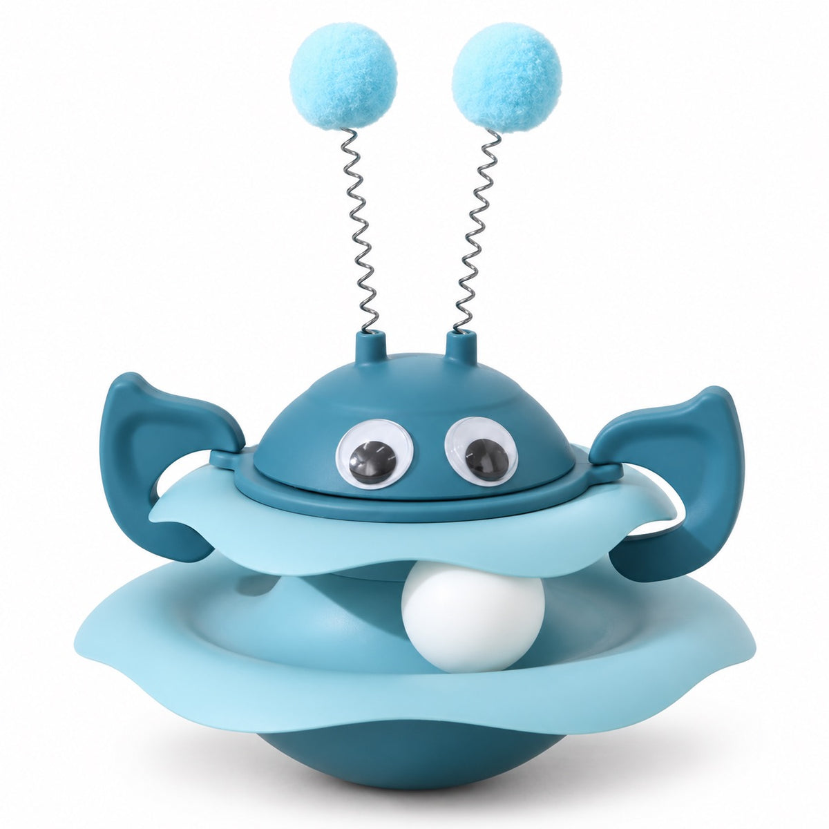 Bee Wobble Spinner Toy - Blue Bee