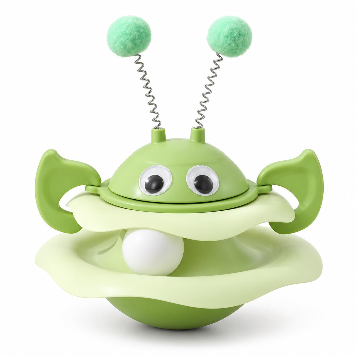 Bee Wobble Spinner Toy - Green Bee