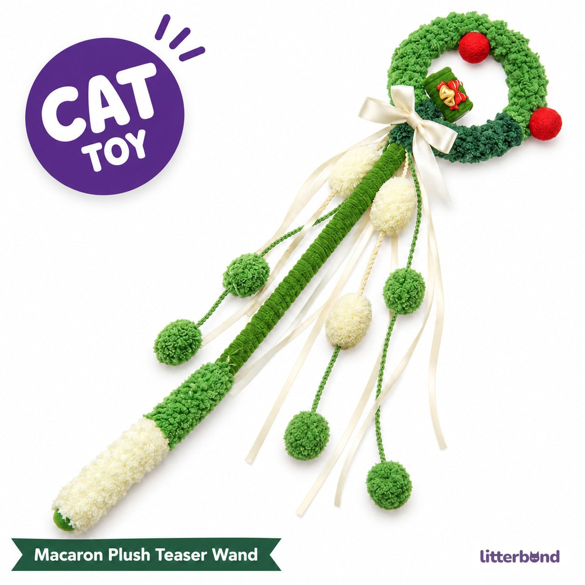 Macaron Plush Ring Wand