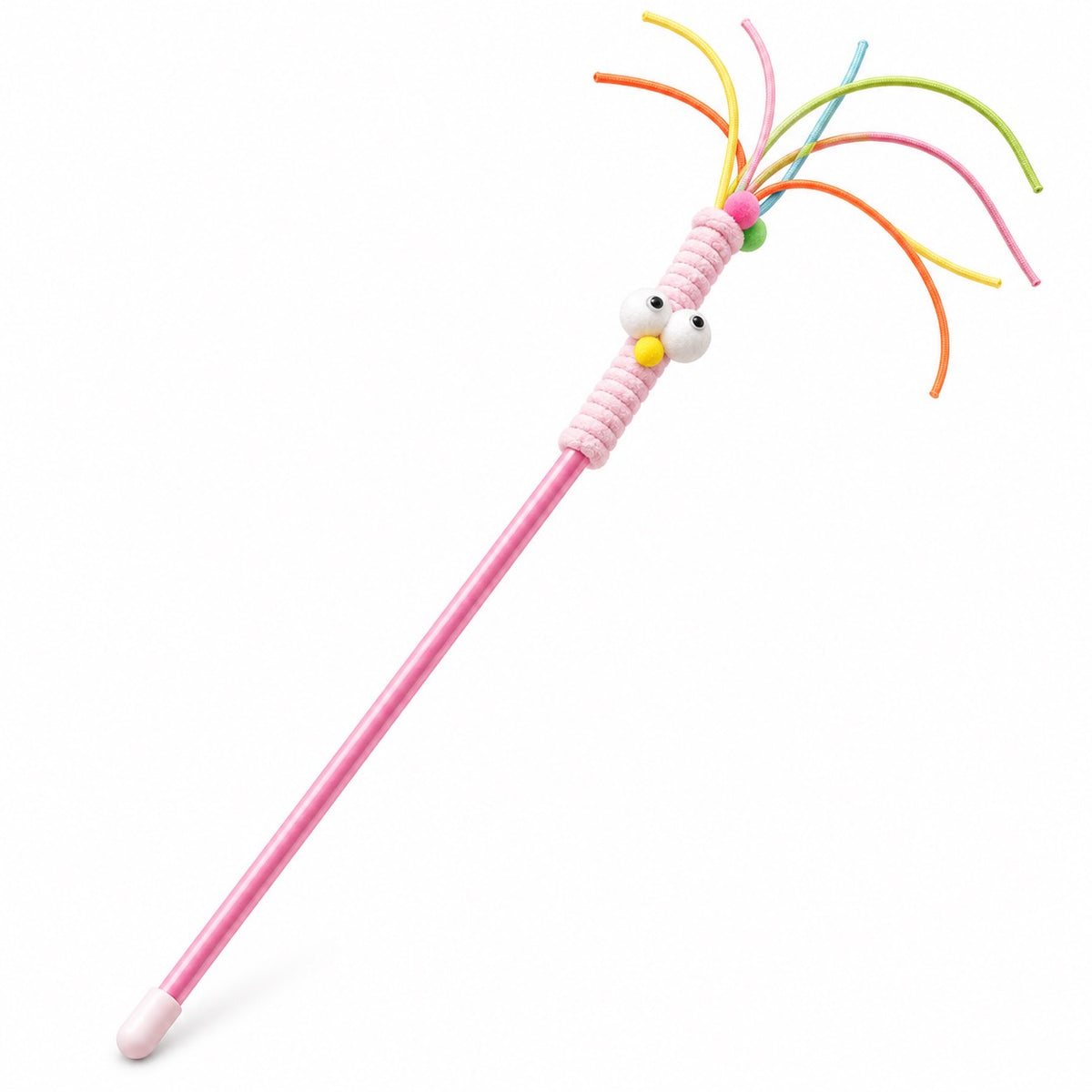 Big-Eye Ribbon Wand for Batting - Blossom Pink Wand