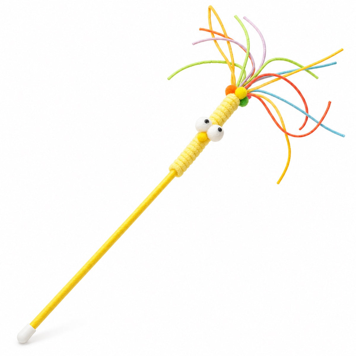 Big-Eye Ribbon Wand for Batting - Butter Yellow Wand