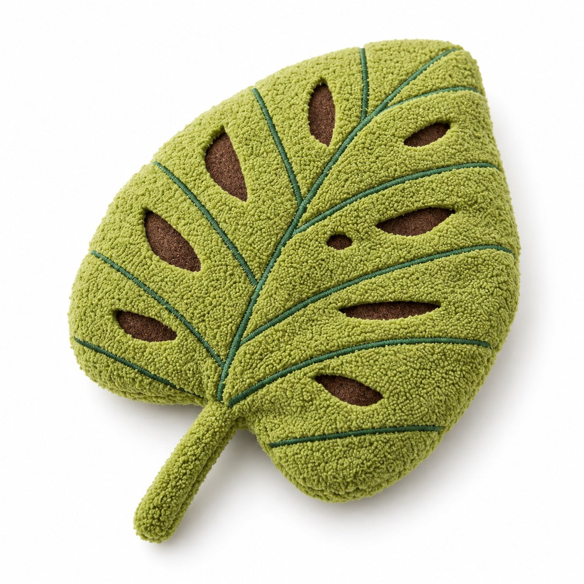 Novelty Plush Toys for Batting - Monstera Leaf