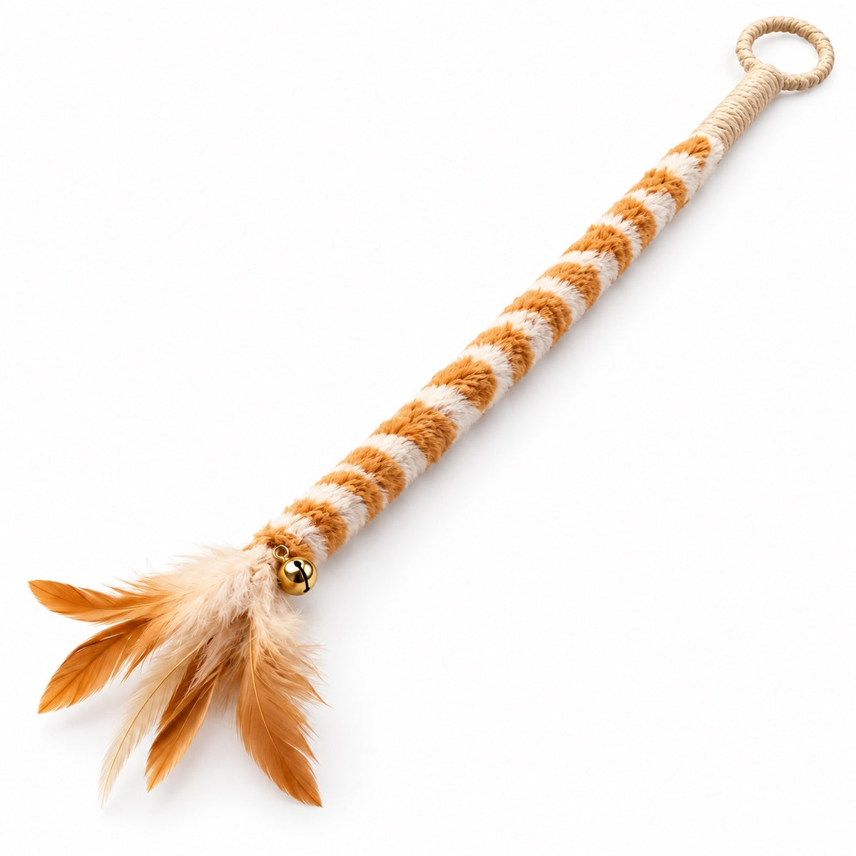 Striped Feather Chase Wand - Striped Feather Wand